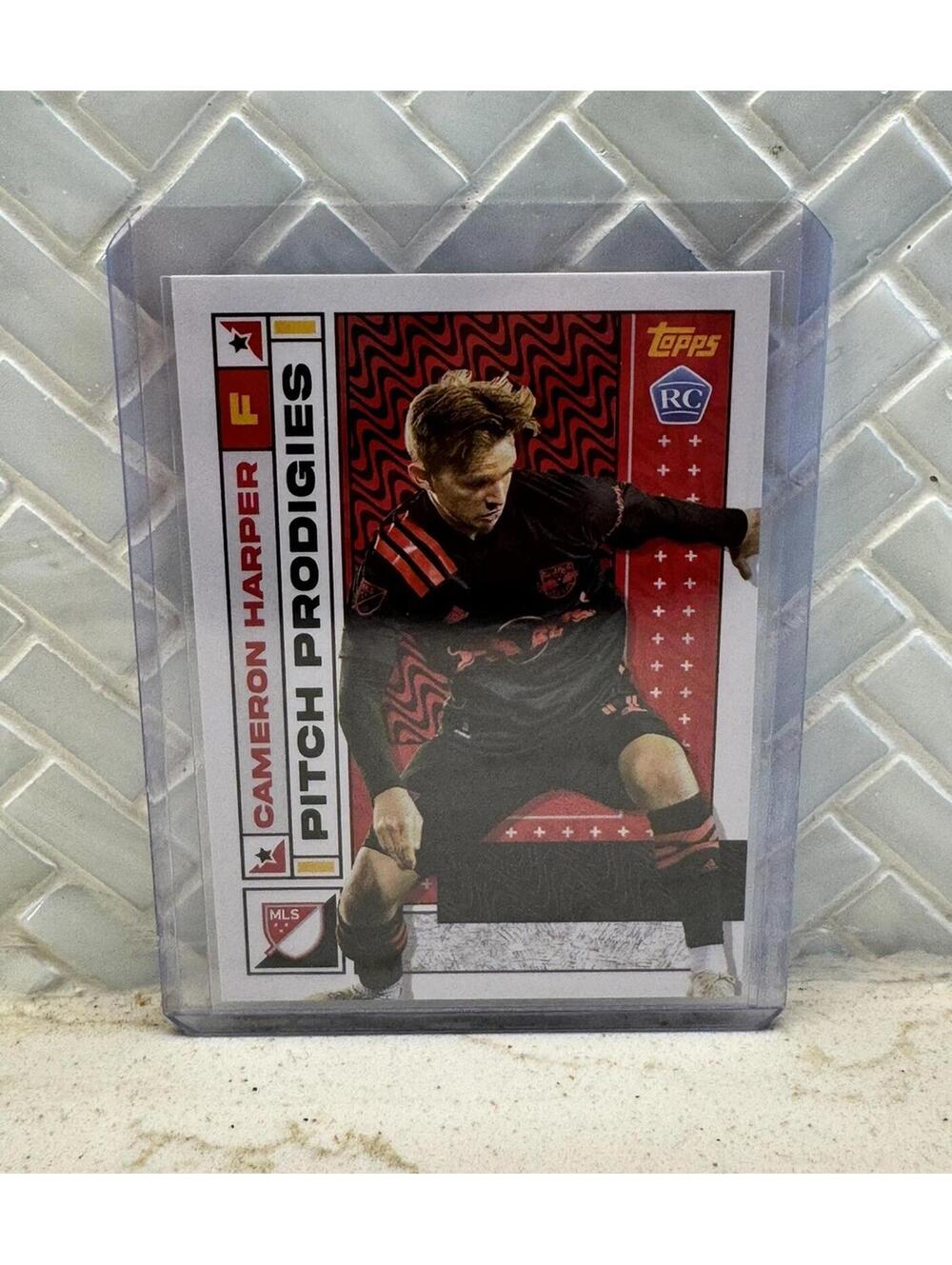 Cameron Harper 2022 Topps MLS Soccer Pitch Prodigies Rookie Card #88 Red Bulls